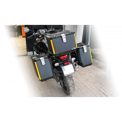 PROMOCJA: Suzuki 650 DL III Vstorm kufry boczne + TORBY + SIATKI